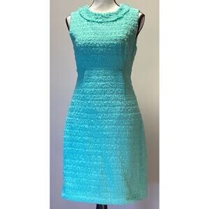 KATE SPADE Classic Shift Silhouette Sleeveless Textured Tweed Dress Size 0
